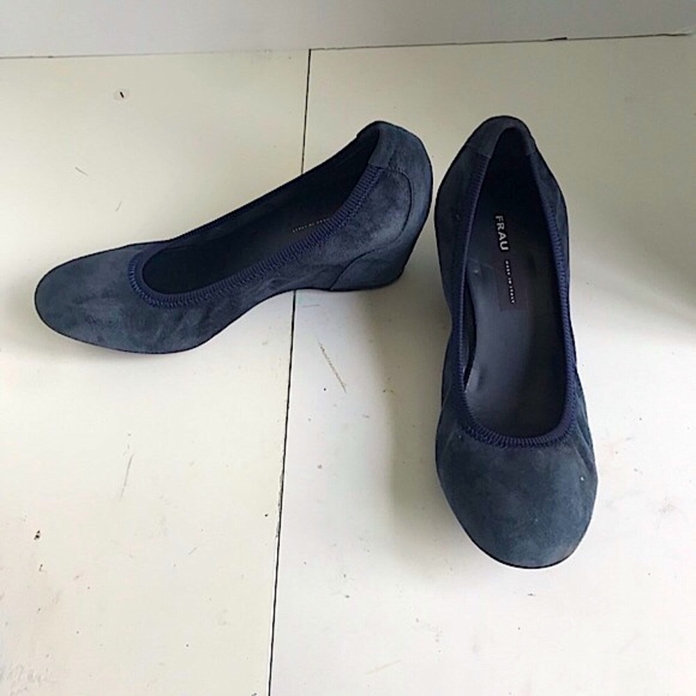 FRAU Suede Wedge Pump EU 38